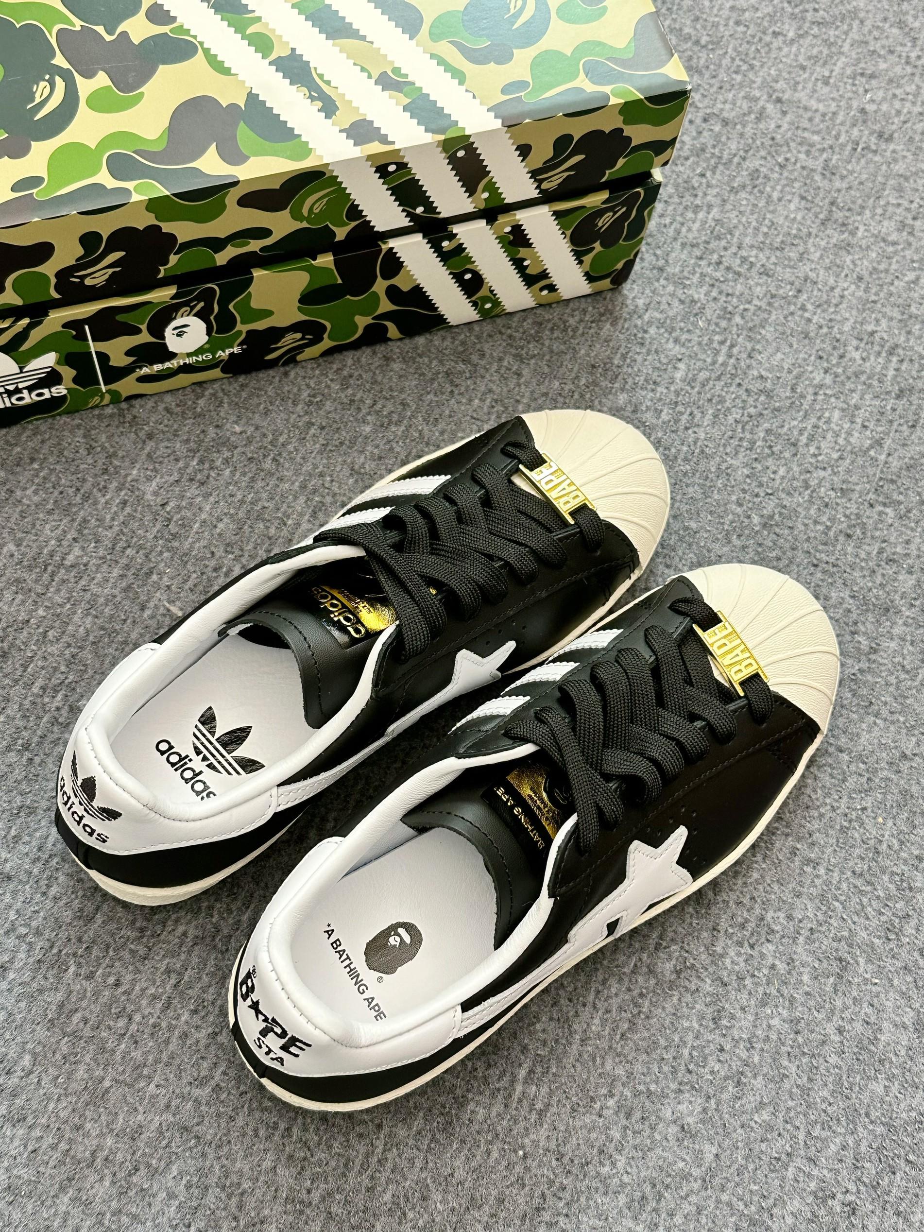 Bape X adidas 贝壳头?这双真的太酷了啊!